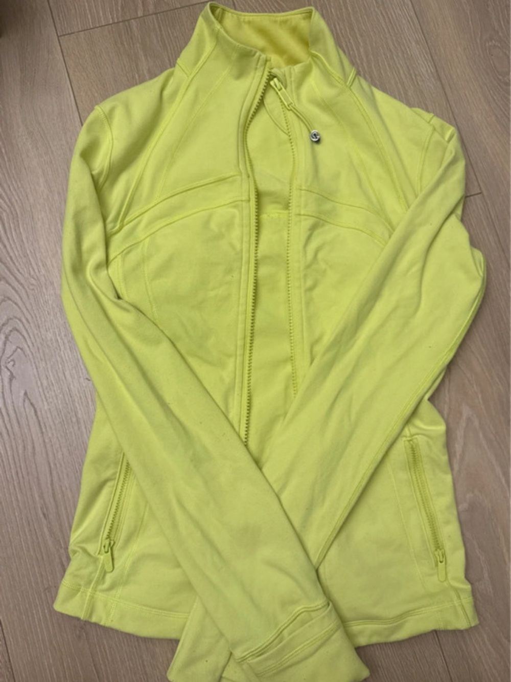 lululemon athletica Women's Neon Yellow Zip Jacket